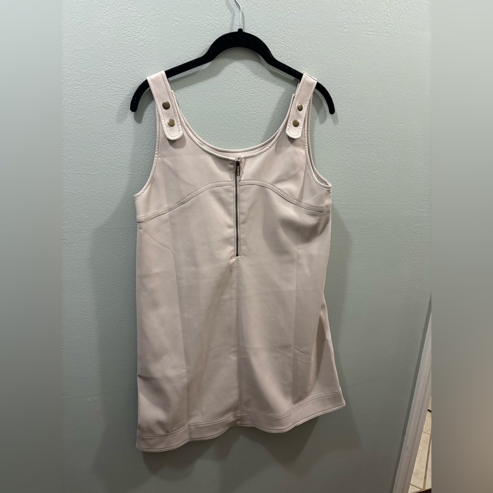 Pilcro by Anthropologie Shift Faux Leather Mini Dress NWT SZ 4 - Picture 9 of 11